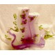 Hochzeitskerze " Beauty Lilac" als Doppelwelle